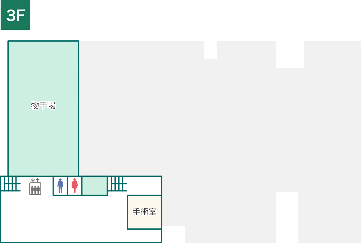 3階のフロアマップ